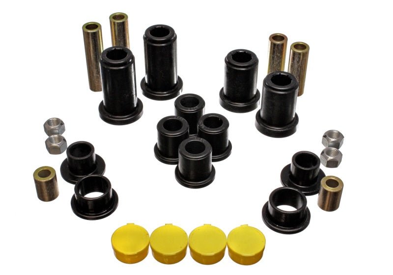 Energy Suspension 99-07 General Motors (Various) Black Front End Control Arm Bushing Set - Crew Original
