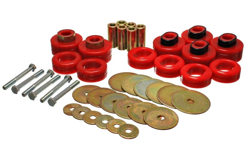 Energy Suspension Cab Mount Set - Std Cab - Red - Crew Original
