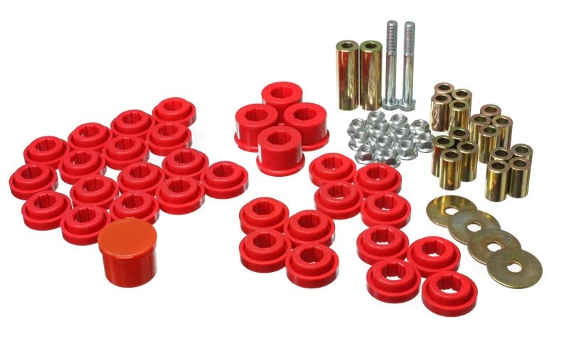 Energy Suspension Chrysler/Dodge Red Rear End Control Arm Bushing Set - Crew Original