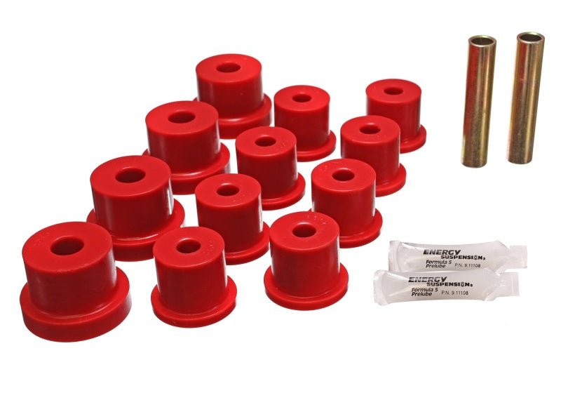 Energy Suspension Nova Mono Leaf Spring Bushings - Red - Crew Original