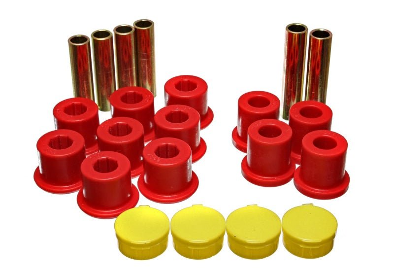 Energy Suspension Rear Leaf Spring Set - Red - Crew Original