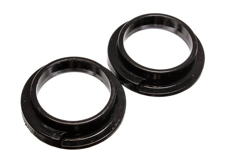 Energy Suspension Universal 3in ID 4 5/16in OD 1 1/8in H Black Coil Spring Isolators (2 per set) - Crew Original
