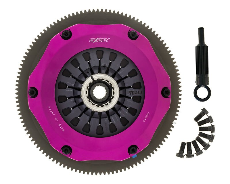 Exedy 04-17 Subaru WRX STI EJ255/EJ257 2.5L Twin-Organic Clutch Kit - Crew Original