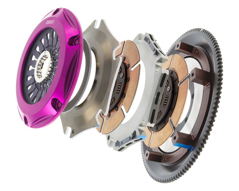 Exedy 1993-1995 Mazda RX-7 R2 Hyper Twin Cerametallic Clutch Sprung Center Disc Pull Type - Crew Original
