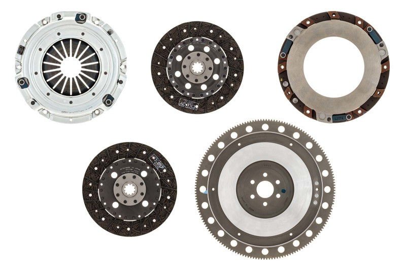 Exedy 1996-10 Mustang 4.6L Organic 10 Teeth 6 Bolt Twin Disc Clutch - Crew Original