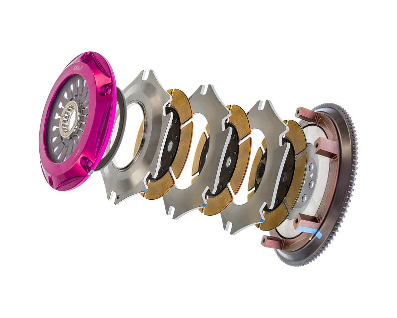 Exedy 1996-1996 Mitsubishi Lancer Evolution IV L4 Hyper Triple Cerametallic Clutch Rigid Pull Type - Crew Original