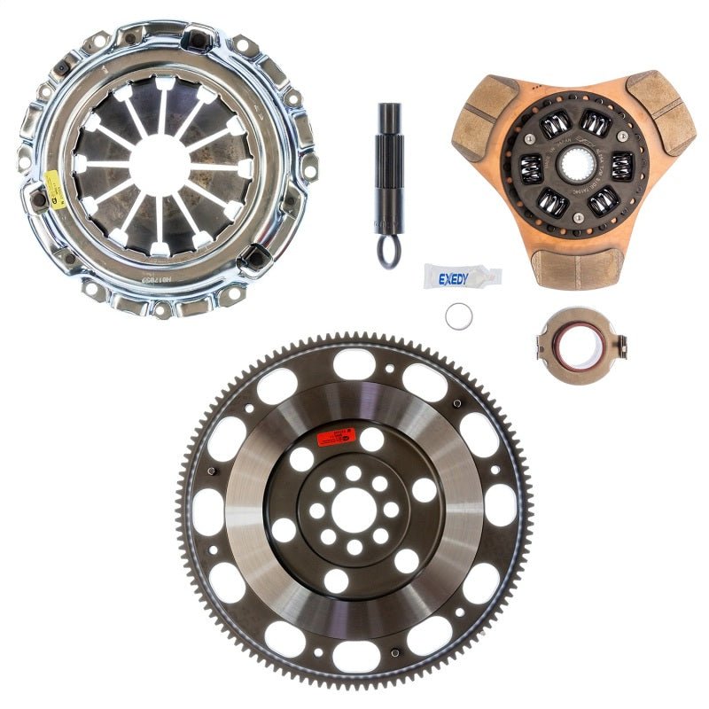 Exedy 2002-2006 Acura RSX Base L4 Stage 2 Cerametallic Clutch Thick Disc Incl. HF02 Lightweight FW - Crew Original