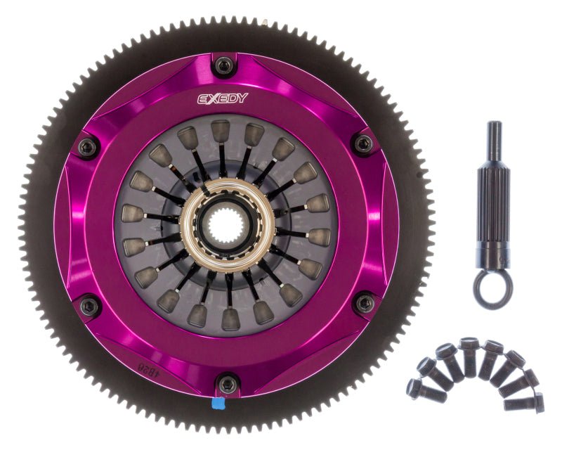 Exedy 2004-2014 Subaru Impreza WRX STI H4 Hyper Twin Cerametallic Clutch Sprung Disc Pull Type - Crew Original