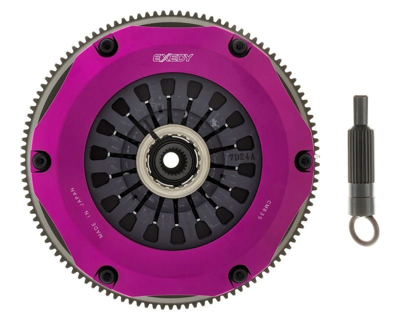 Exedy 96-06 Mitsubishi Evo 4-9 4G63T 2.0L Twin-Organic Clutch Kit - Crew Original