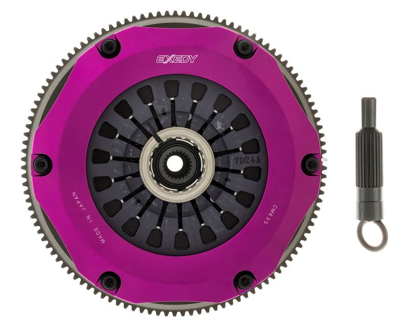 Exedy 96-06 Mitsubishi Evo 4-9 4G63T 2.0L Twin-Organic Clutch Kit - Crew Original