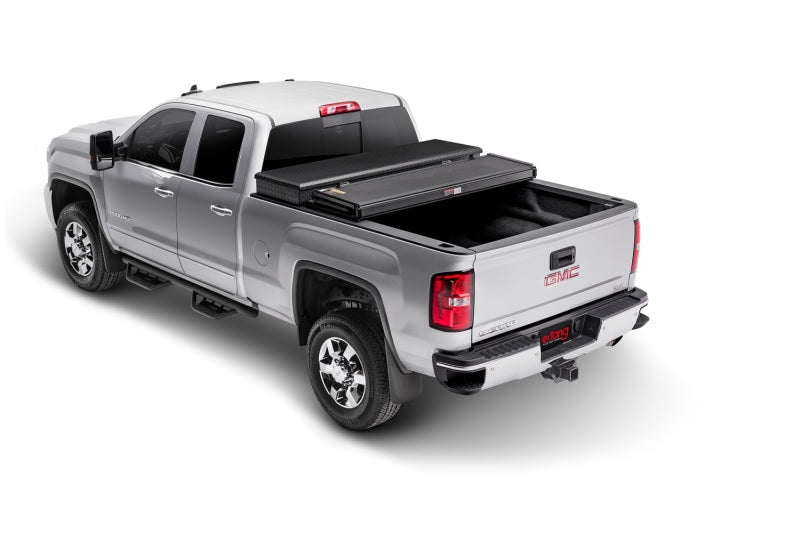 Extang 17-19 Ford F-250/F-350 Super Duty Long Bed (8ft) Solid Fold 2.0 Toolbox - Crew Original