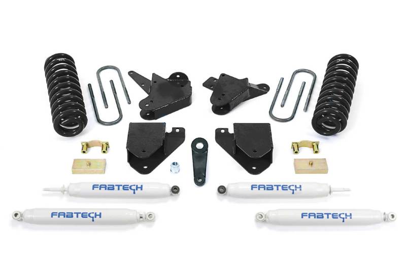 Fabtech 05-07 Ford F250 2WD V10 & Diesel 6in Basic Sys w/Perf Shks - Crew Original