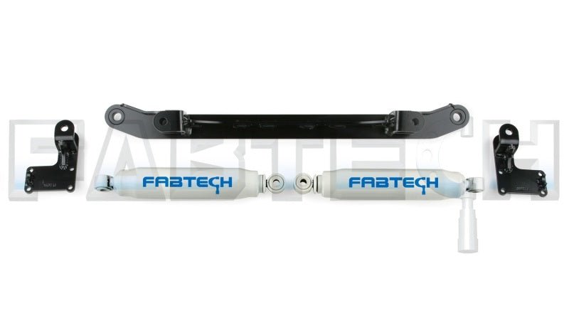 Fabtech 05-21 Ford F250/350 4WD Dual Performance Steering Stabilizer - Opposing Style - Crew Original