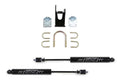 Fabtech 05-21 Ford F250/350 4WD Dual Stealth Steering Stabilizer Kit - Opposing Style - Crew Original