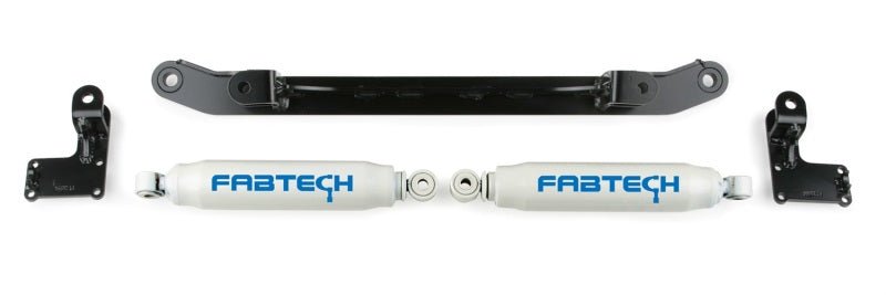 Fabtech 07-14 GM C/K1500 2WD/4WD Dual Steering Stabilizer System w/Perf. Shocks - Crew Original