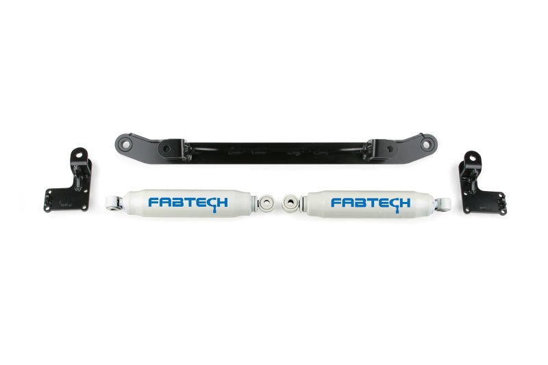 Fabtech 07-14 GM C/K1500 2WD/4WD Dual Steering Stabilizer System w/Perf. Shocks - Crew Original