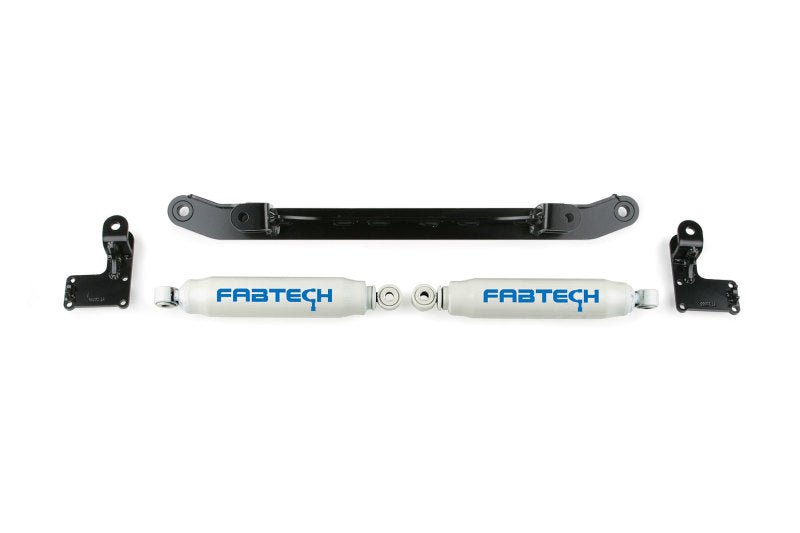 Fabtech 07-14 GM C/K1500 2WD/4WD Dual Steering Stabilizer System w/Perf. Shocks - Crew Original