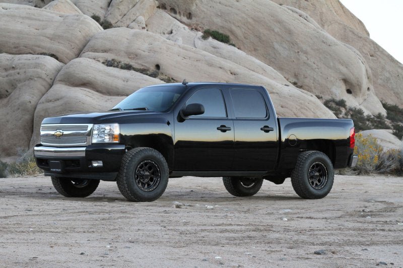 Fabtech 07-18 GM K1500 w/OE Forged UCA 3.5in Budget UCA System w/Rear Stealth Shocks - Crew Original