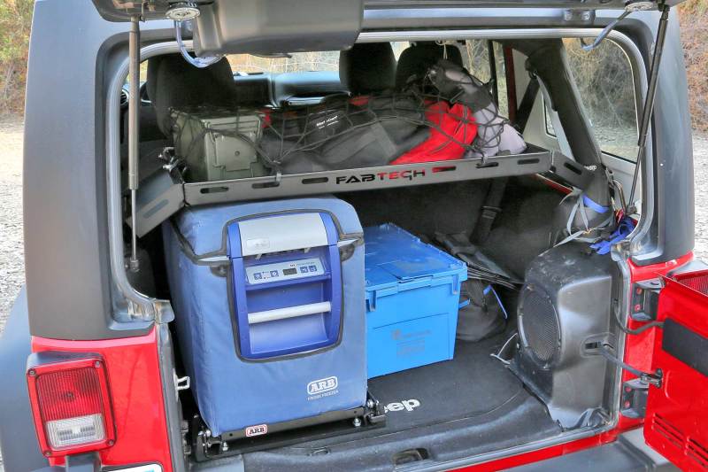 Fabtech 07-18 Jeep JK 4WD 4-Door Interior Cargo Rack - Crew Original