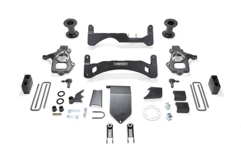 Fabtech 14-18 GM K1500 P/U Denali w/oE Alm Or Stmp Stl UCA 6in Basic Sys G2 w/Magneride - Crew Original