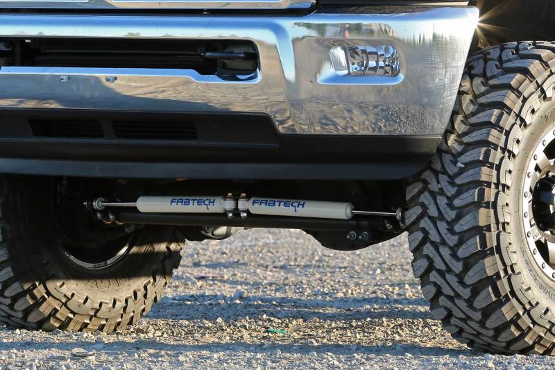 Fabtech 14-18 Ram 2500/3500 4WD Dual Steering Stabilizer System w/Perf. Shocks - Crew Original