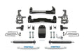 Fabtech 15-20 Ford F150 4WD 4in Basic Sys w/Rr Perf Shks - Crew Original