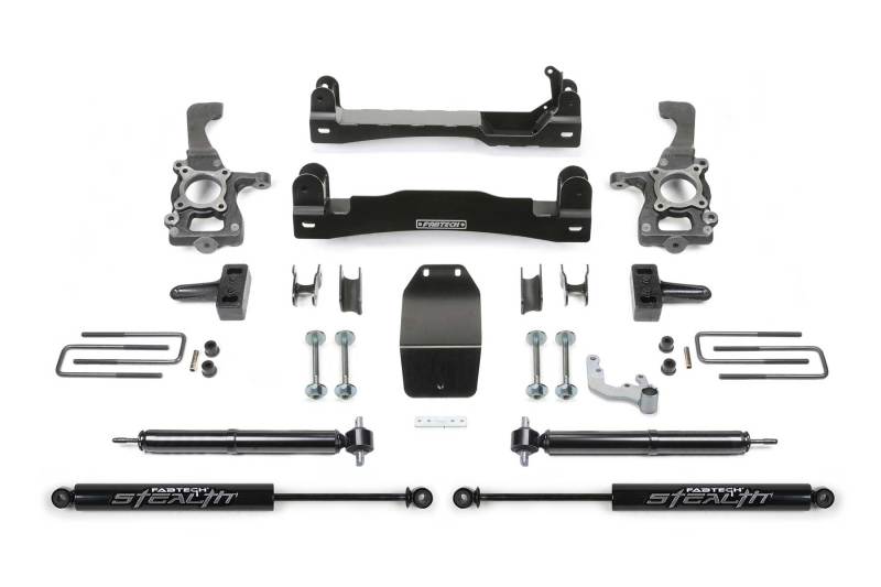 Fabtech 15-20 Ford F150 4WD 4in Basic Sys w/Rr Stealth - Crew Original