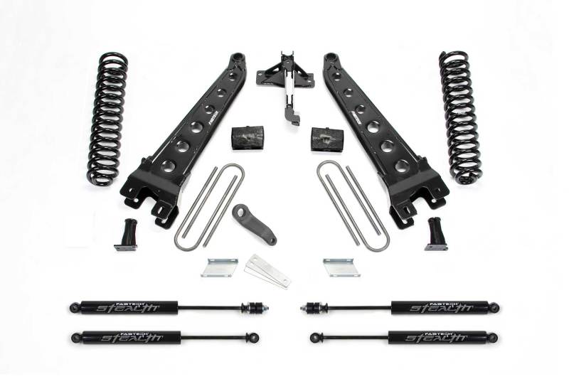 Fabtech 17-21 Ford F250/F350 4WD Diesel 6in Rad Arm Sys w/Coils & Stealth - Crew Original