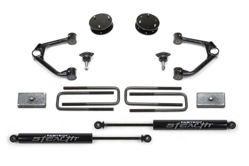 Fabtech 19-21 GM C/K1500 P/U 3in Budget Sys w/Stealth - Crew Original