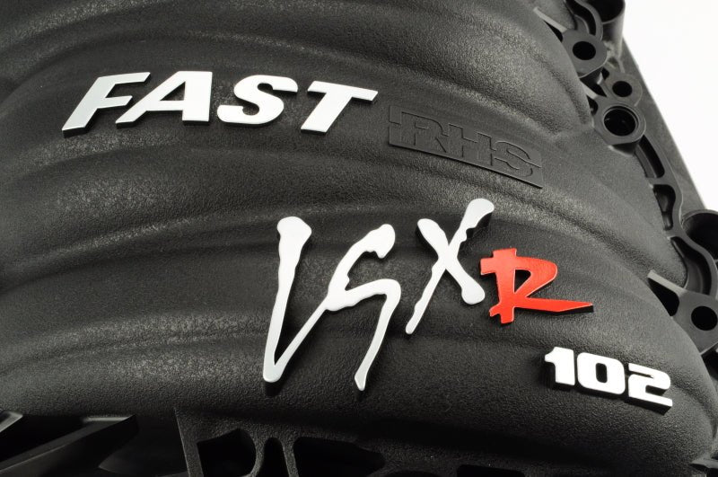 FAST LSXR Manifold 102MM Rect Port - Black - Crew Original