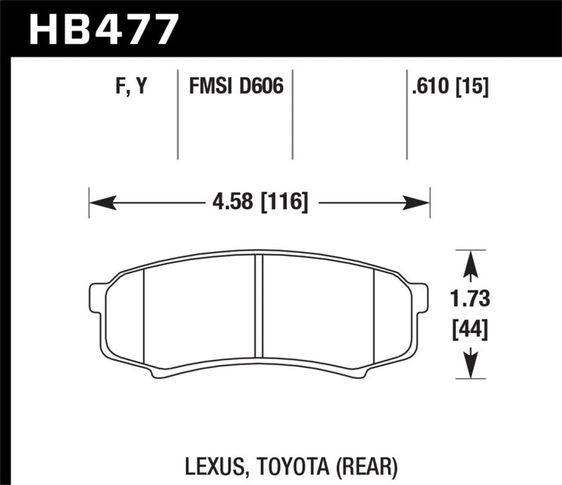 Hawk LTS Street Brake Pads