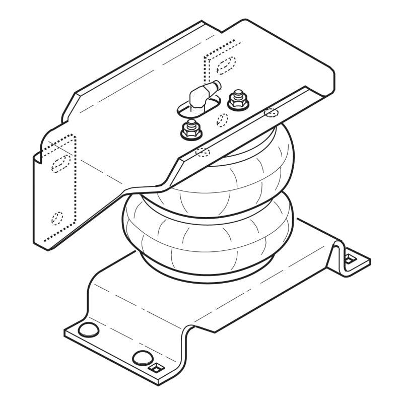 Firestone Ride-Rite Air Helper Spring Kit Rear GM & F350/F450 Cab Chassis (W217602176) - Crew Original