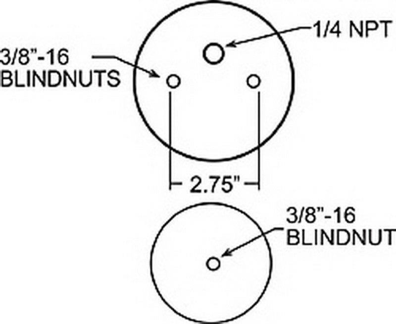 Firestone Ride-Rite Replacement Bellow 110/70 264mm (For Kit PN 2377 / 2320 / 2379) (W217609000) - Crew Original