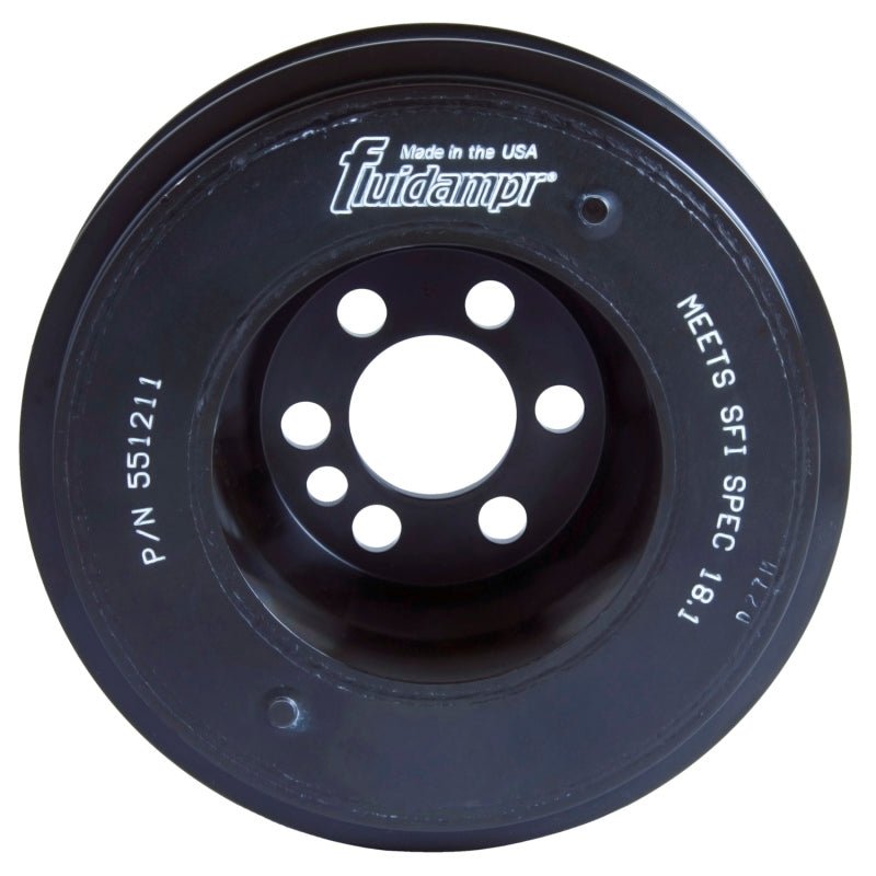 Fluidampr VW 06-08 2L FSI Motor (6 bolt hole mounting) Steel Internally Balanced Damper - Crew Original