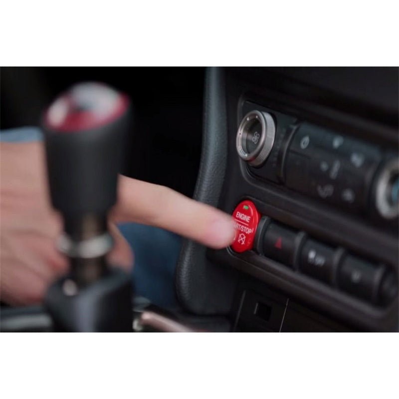 Ford Racing 15-16 Mustang Red Starter Button Installation Kit - Crew Original