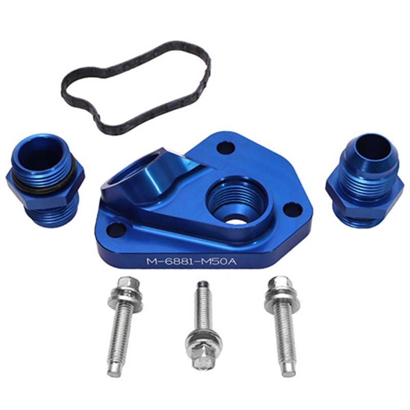 Ford Racing 2015 Coyote 5.0L Oil Line Adaptor - Crew Original