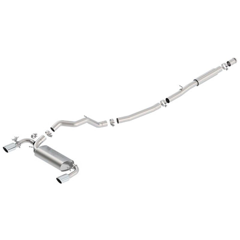 Ford Racing 2016-2017 Focus RS Active Sport Cat-Back Exhaust System w/ Polished Tips - Crew Original