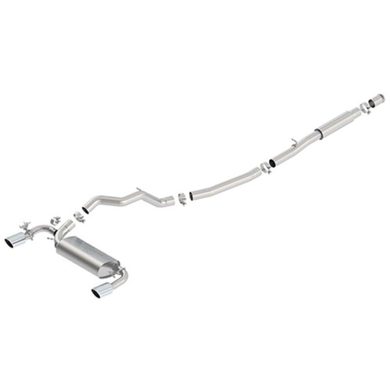 Ford Racing 2016-2017 Focus RS Active Sport Cat-Back Exhaust System w/ Polished Tips - Crew Original