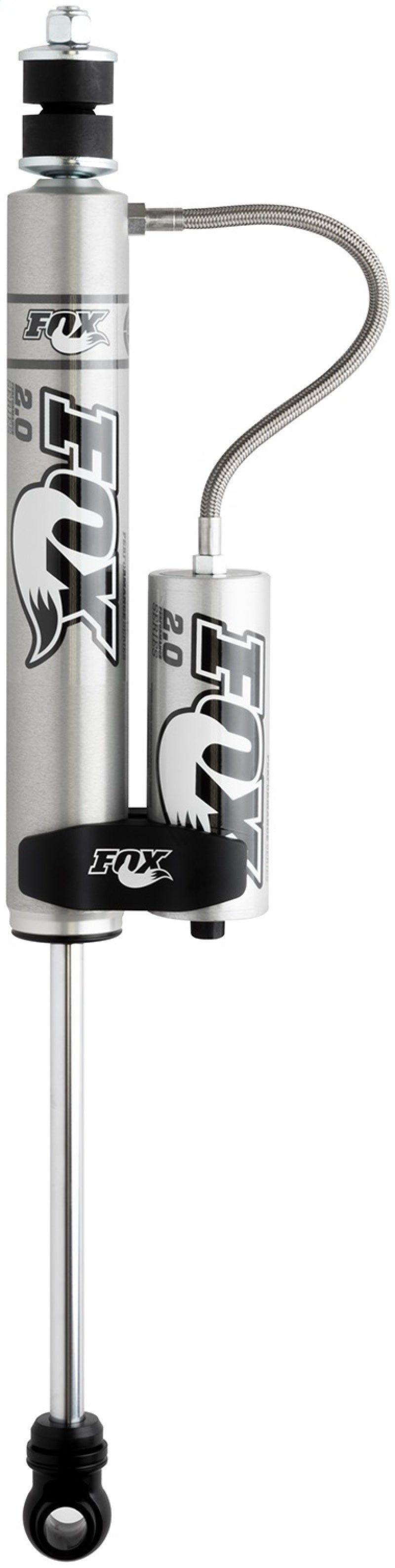 Fox 01-10 Chevy HD 2.0 Perf Series 5.1in. Smooth Body Remote Res. Front Shock / 0-1in. Lift - Alum. - Crew Original