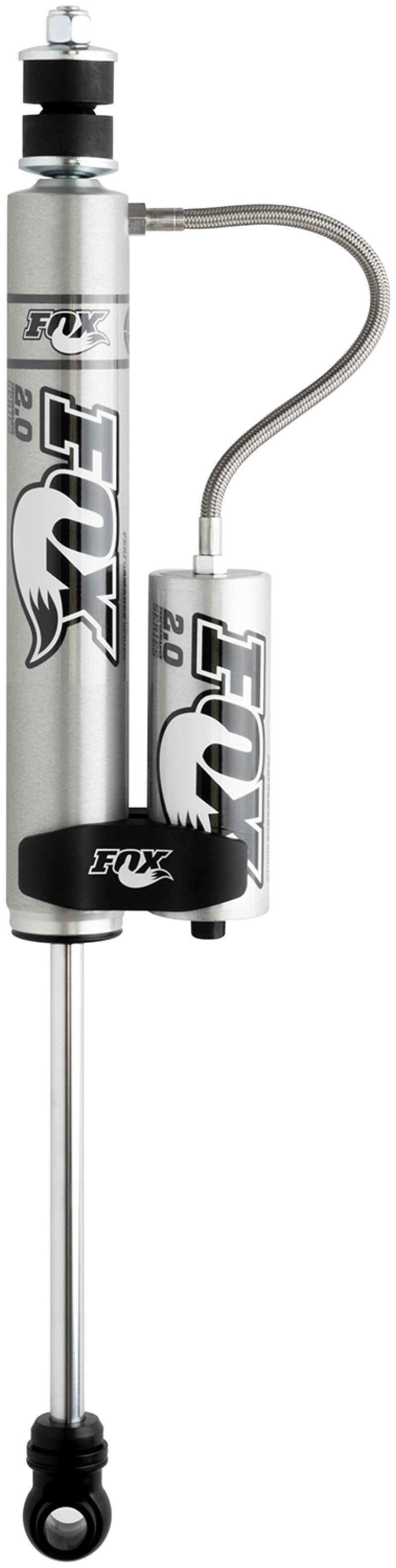 Fox 01-10 Chevy HD 2.0 Perf Series 5.1in. Smooth Body Remote Res. Front Shock / 0-1in. Lift - Alum. - Crew Original