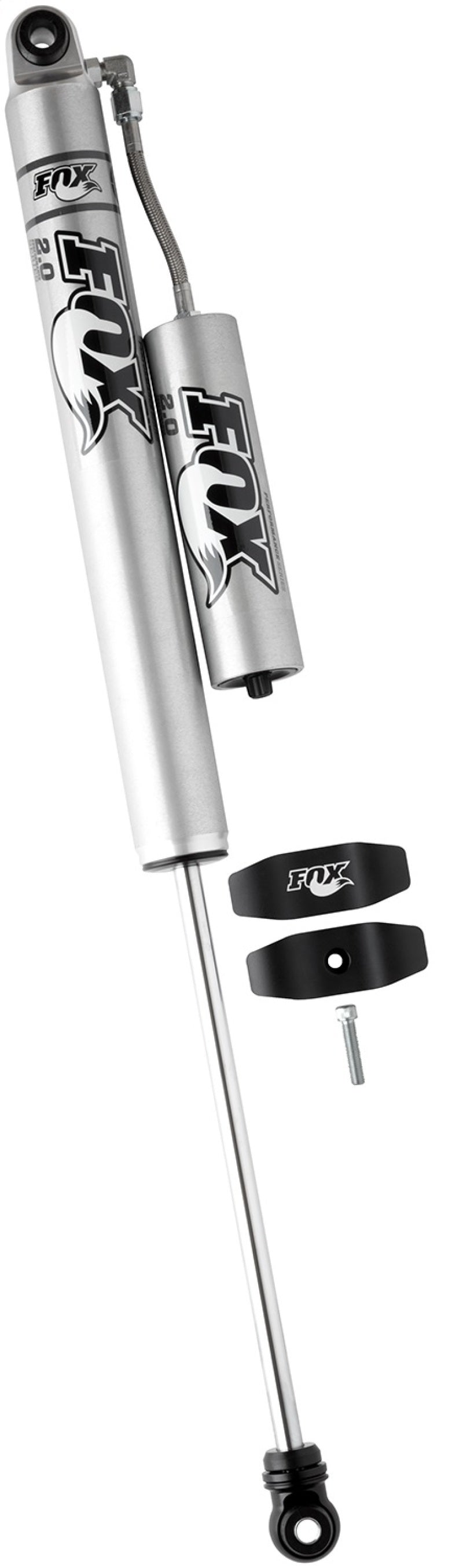 Fox 05+ Ford SD 2.0 Performance Series 13.6in. Smooth Body Remote Res. Rear Shock / 1.5-3.5in. Lift - Crew Original
