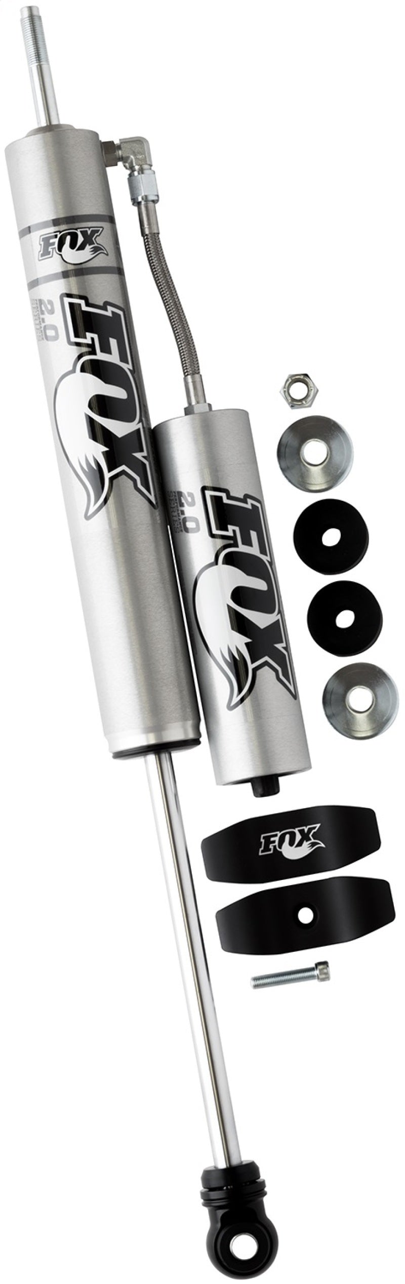 Fox 07+ Jeep JK 2.0 Performance Series 9.6in. Smooth Body Remote Res. Front Shock / 1.5-3.5in. Lift - Crew Original