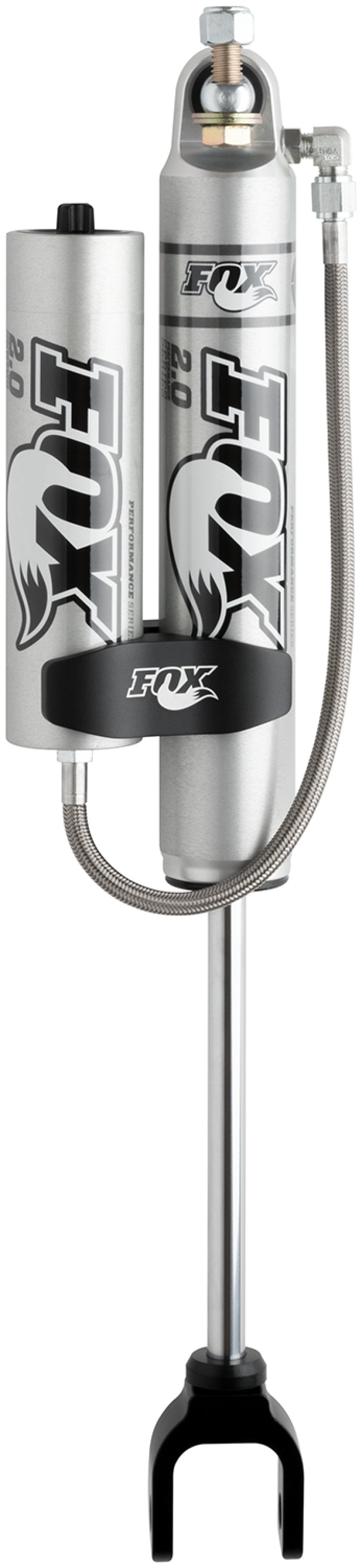 Fox 11+ Chevy HD 2.0 Performance Series 7.9in. Smooth Body Remote Res. Front Shock / 4-6in. Lift - Crew Original
