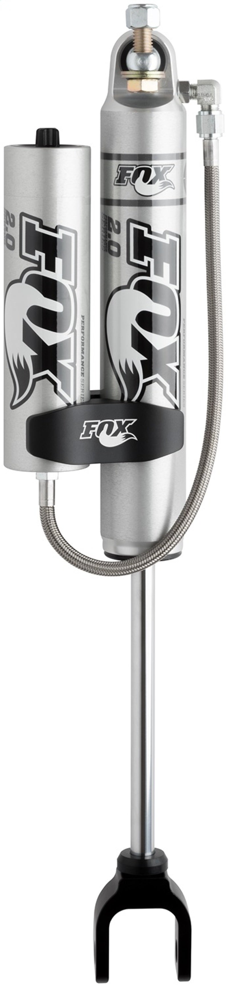 Fox 11+ Chevy HD 2.0 Performance Series 7.9in. Smooth Body Remote Res. Front Shock / 4-6in. Lift - Crew Original