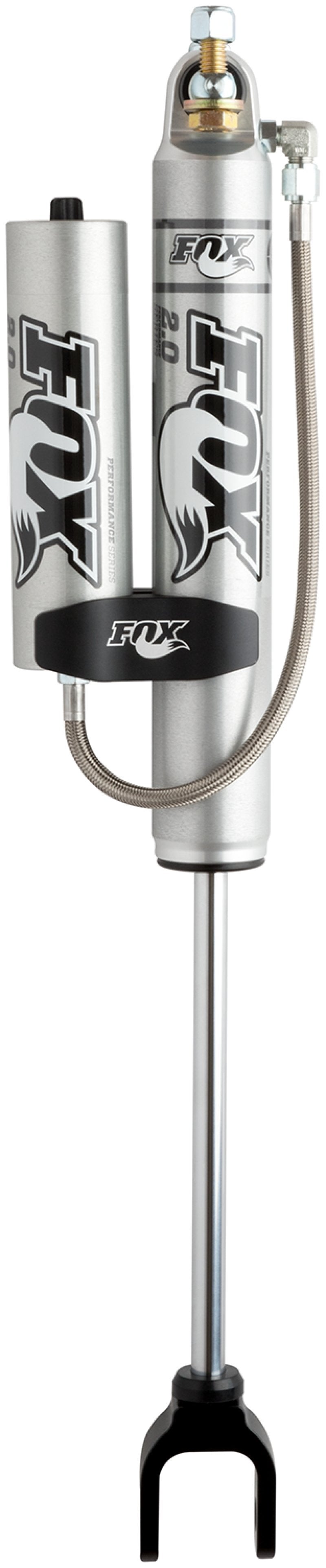 Fox 11+ Chevy HD 2.0 Performance Series 9.4in. Smooth Body Remote Res. Front Shock / 7-9in. Lift - Crew Original