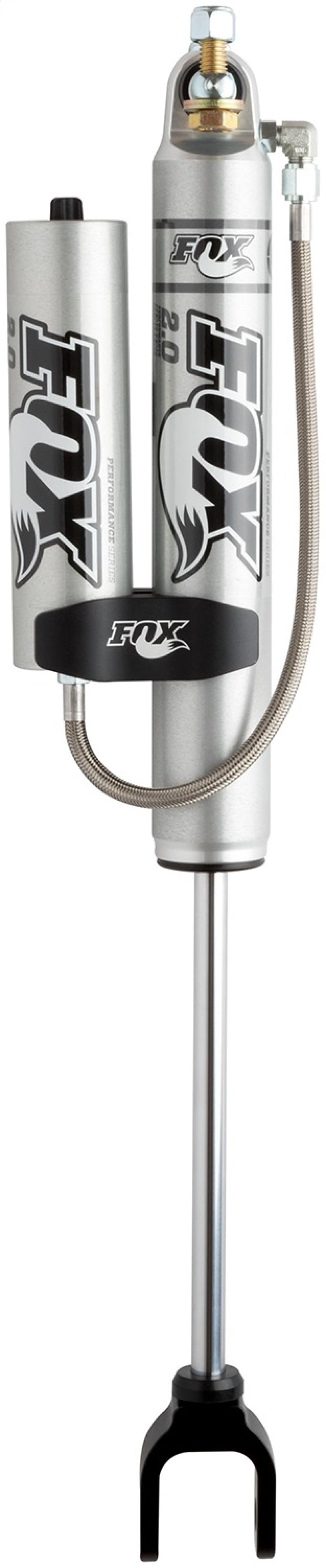 Fox 11+ Chevy HD 2.0 Performance Series 9.4in. Smooth Body Remote Res. Front Shock / 7-9in. Lift - Crew Original