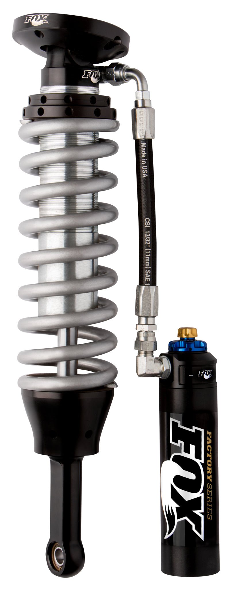 Fox 15+ Ford F-150 4WD 2.5 Factory Series 5.35in. R/R Coilover Shock Set w/DSC Adj. / 0-2in. Lift - Crew Original