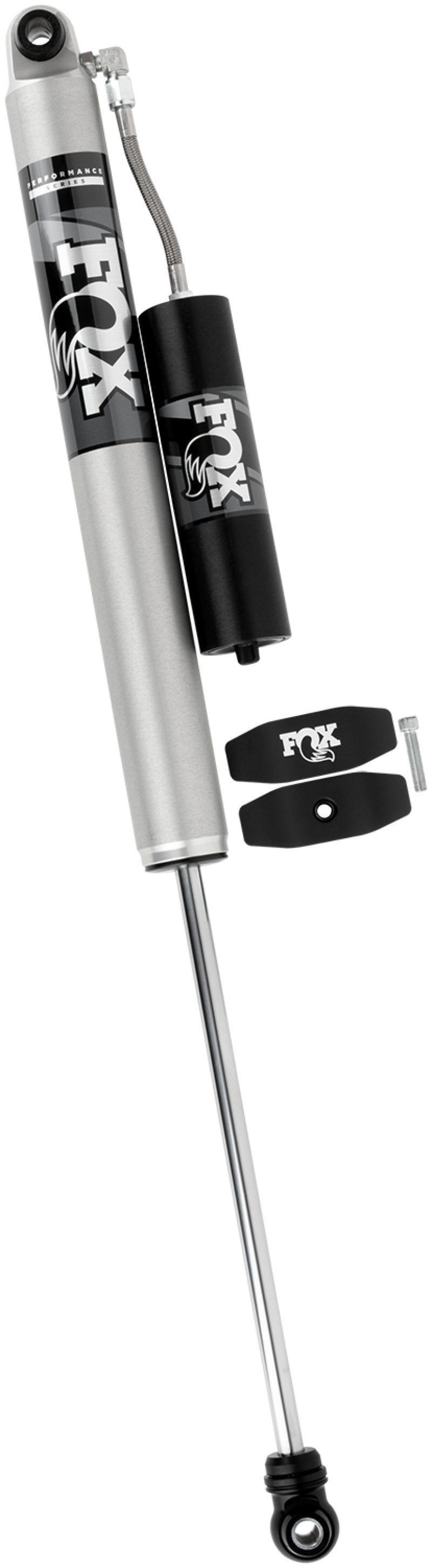 Fox 17-18 Ford F250 2.0 Perf Series Smooth Body Remote Res. Rear Shock - 4-6in Lift - Crew Original
