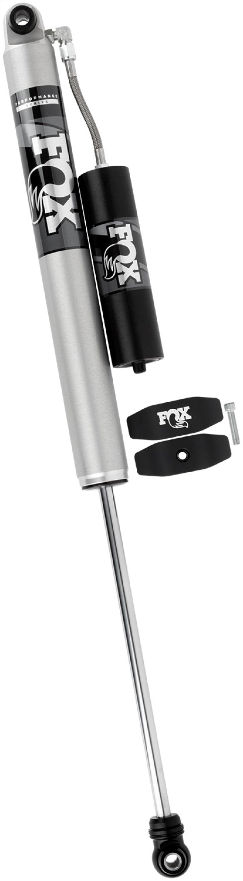 Fox 17-18 Ford F250 2.0 Perf Series Smooth Body Remote Res. Rear Shock - 4-6in Lift - Crew Original
