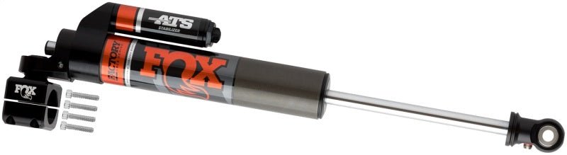 Fox 2007+ Jeep JK 2.0 Factory Series ATS Steering Stabilizer 22.15in Ext L - Orange Heritage Logo - Crew Original